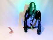 Mira loves to get fucked by a lonely rubber dildo