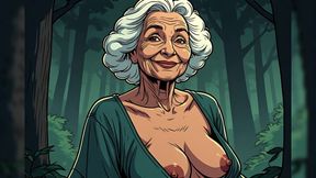 Topless Cartoon Grannies