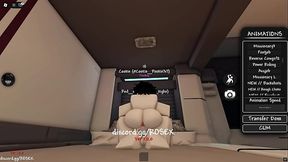 Slutty Femboy being Fucked by a true Man in roblox.