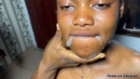 pervert lesbians pussy eating, ass-rimming and piss-swap