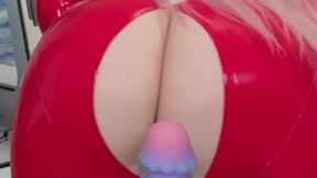 Zero Two Monster Dildo riding