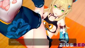 Genshin Impact Kirara Sex Time Job 1080p Blonde Nekogirl Creampie Mmd 3D Blue Clothes Color Edit Smixix