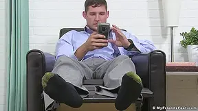Jonahs Socks & Barefoot Wank - Jonah