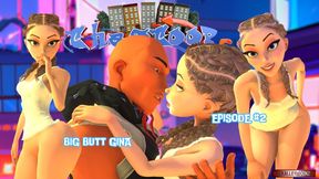 Gina & Roy-al's sexy big booty fucking late night shoot