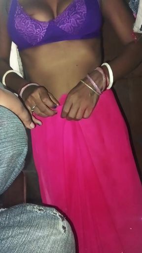 Bhabhi dress change saree to salwar fucking video