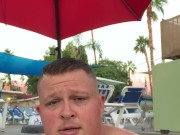 Hanging Hard in the Hot Tub at CCBC Resort