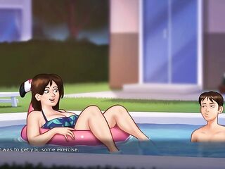 mother I'd like to fuck gets drilled by a biggest schlong during pool sex