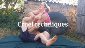 A heated fight in the yard WMV