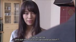 Japanese MILF Maki Kyouko gets caught cheating on her husband