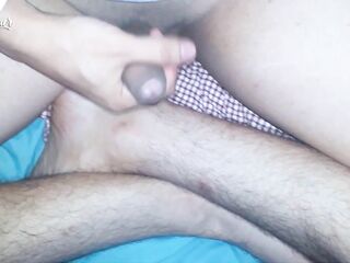 Closeup of my schlong in the morning with precum