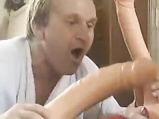 German Doctor Huge Anal Dildo