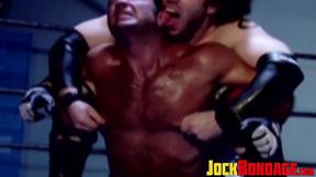 ”Tattooed hunk c**ed & dominated after losing the match”