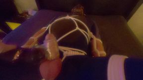 Dirty Quick Bondage Handjob