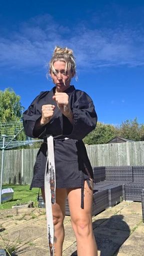 After the carnage of assassinating those melons 🍈, my gi trousers never stood a chance.