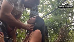 Italian Tourist Creampies MILF During Walk