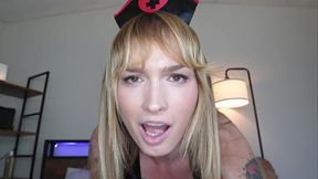 Naughty Nurse Blake Lovely Gives Full Exam &amp_ Eats Creampie