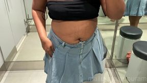 mallu wife trying sexy dresses in trail room and fingering from shopping mall trail room,malappuram, kerala