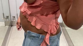 mallu wife trying sexy dresses in trail room and fingering from shopping mall trail room,malappuram, kerala