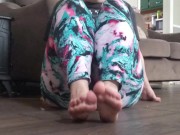 Hiccupping Dirty Sole Tease W/ Natural Toes