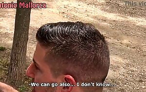 9 months pregnant milf gets picked up in public