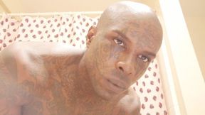 (Big Black Hairy Dick Worship) Hallelujah Johnson Masturbating with Cumshot