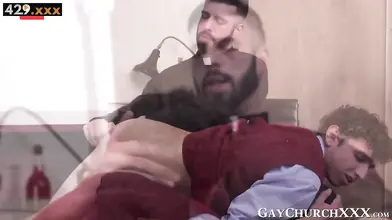 Confessional Sexual Encounter Between A barely legal Guy And An Elderly Catholic Priest