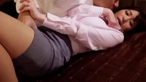 Married Lady Enjoyed Passionate Night with Boss During Business Hotel Stay - Watch Now