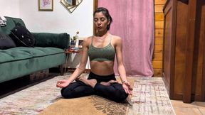 Yoga class ruined by roommate