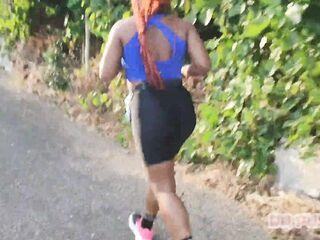 REDHEAD WITH A BIGGEST TAIL FILMED TRAINING BY HIS LOVER