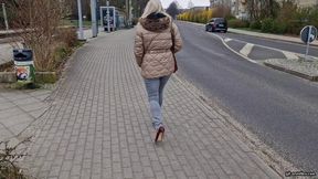 I am losing my High Heel outside the tram wmv 1280 x 720