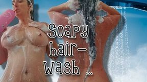 Soapy Hair wash