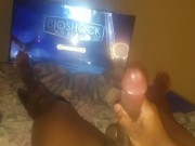 a little stress reliever;-), (slow motion cumshot)