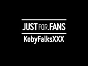 Koby Falks uses anonymous loads as lube to fuck Sam Brownell's hole