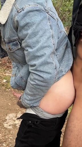 Hung Papi Butt Fucking Tree Huggers Gay Anal Cumshot Deep Breeding!