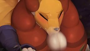 Renamon's 69 training with guilmon