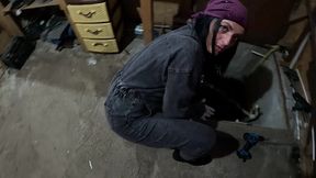 dirty workshop fun – toolbox, power drill vibrations & rough sex 306
