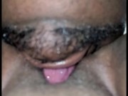 ASMR BHM eats and tongue fucks  ebony BBW pussy and asshole pt1