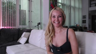 HOT BLONDE MILF Aaliyah SUCKS, FUCKS &amp; TALKS LIKE A FILTHY CUM FACED WHORE!