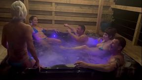 Spontaneous Hot Tub Orgy