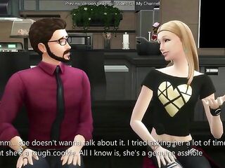 Rachel Cheats On Her Girlfriend To Have Hardcore Sex With Her Art Teacher- sims 4 - CG Anime