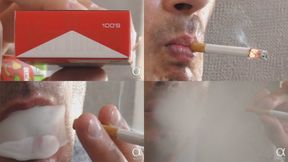 Smoking Marlboro Red 100s sweaty 2