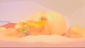 Shoving a Long Dildo in My Ass Makes Me Go Wild