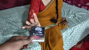 Fucking Her Step-brother with an Expensive Condom in Dowry at Her House