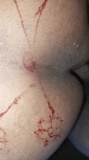 I Decorated My Pussy and Ass with Henna and Then Got Fucked by My Lover