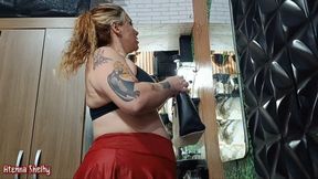 Bathroom humiliation, stinky farts from a BBW goddess – Atenna Shelby - POV Fetish bathroom - tóxic farting - By cam sr Rockfeller
