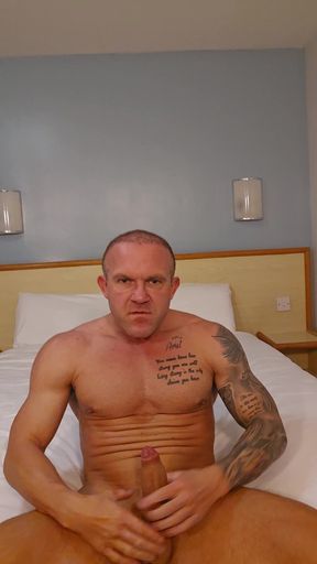 Huge Cock Huge Cumshot Solo!