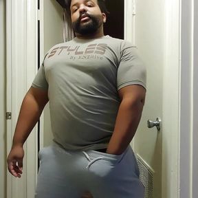 Thick Step Daddy Welcomes You Home to Cock