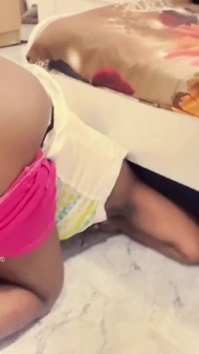 Unforgettable moment from &quot;My Booty Stepsister Is Stuck Under the Bed and Gets Fucked by Stepbrother&quot;
