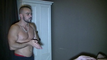 the pornstar Damien CROSSE fucked by the big cock of fred