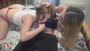 Share Big Black Dick With Lexi Grey And Eliza Eves